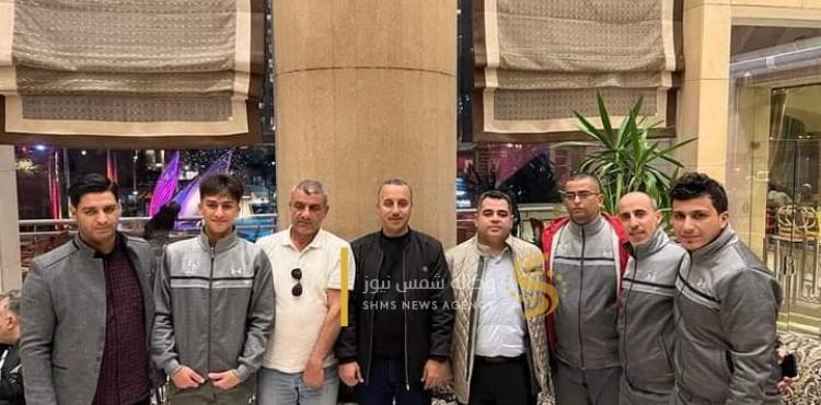 هنية يحشذ همم بعثتي شباب خانيونس والمجمع الاسلامي قبل انطلاق البطولة العربية 