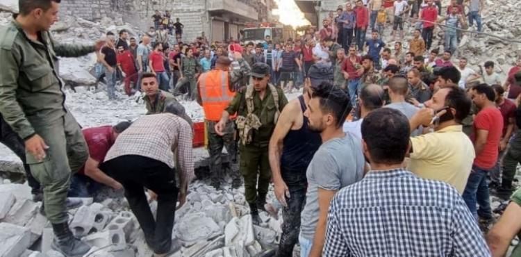 وفيات بانهيار مبنى في سوريا (2).jpg