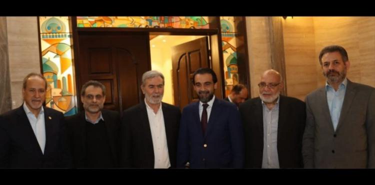 وفد الجهاد مع رئيس مجلس النواب العراقي