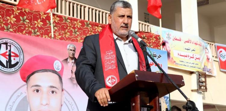 أحمد المدلل في تأبين شهداء الشعبية