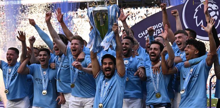 تتويج مانشتر سيتي بلقب الدوري