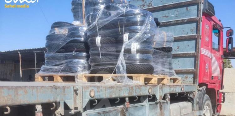 دخول قطع غيار الدراجات النارية في غزة