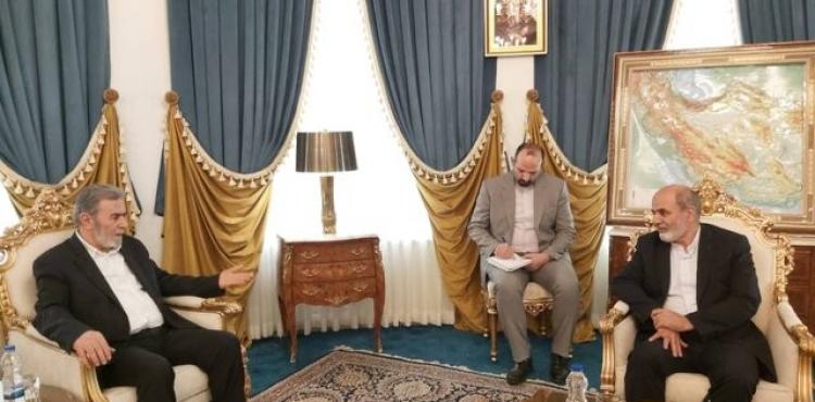 الأمين العام لحركة الجهاد الإسلامي القائد زياد النخالة يلتقي رئيس المجلس الأعلى للأمن القومي الإيراني علي أكبر أحمد يان