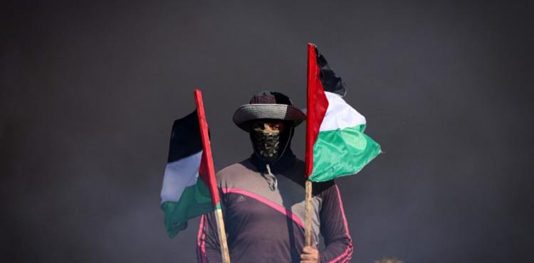 مظاهرات حاشدة على حدود غزة 2.jpg