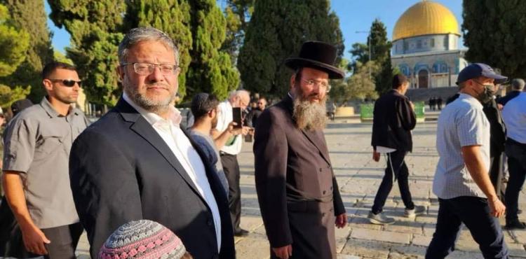 بن غفير يقتحم الأقصى - أرشيفية