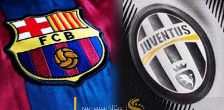 شعار برشلونة و اليوفي