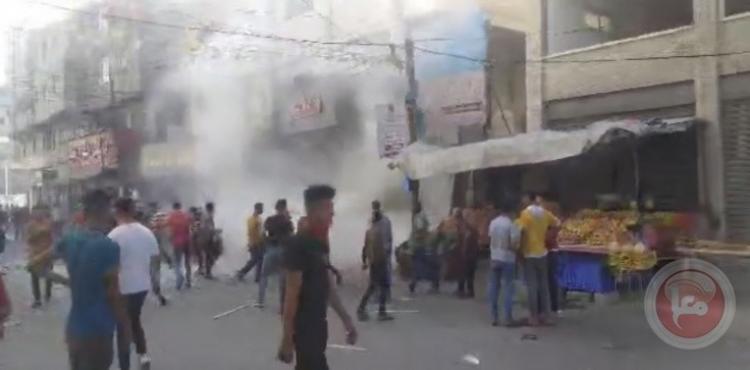 حريق مطعم جباليا.jpeg