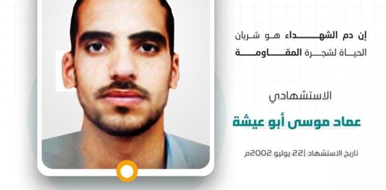 الشهيد عماد أبو عيشة