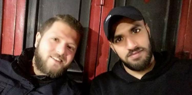 الاسير احمد قنبع مع رفيق دربه احمد جرار