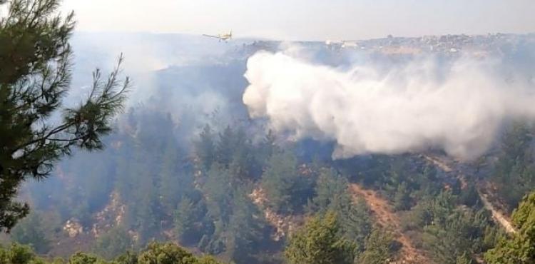 حريق نحالين