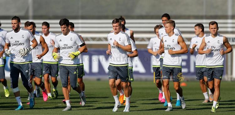 من تدريبات ريال مدريد