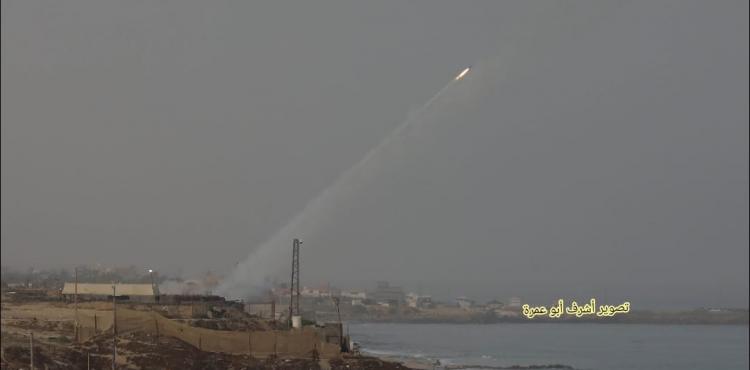 صواريخ .. مناورة عسكرية في غزة الركن الشديد 4.jpeg