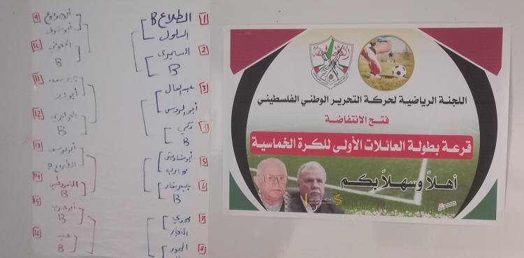 سحب قرعة بطولة العائلات للكرة الخماسية الأولى