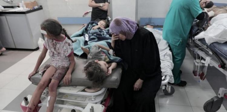 نازحون في المستشفيات