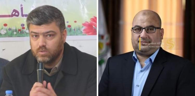 ابو معمر يمين الصورة، ابو شمالة يسارها