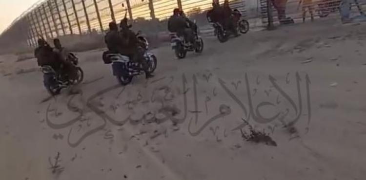 القسام في مستوطنات غلاف غزة " أرشيفية "