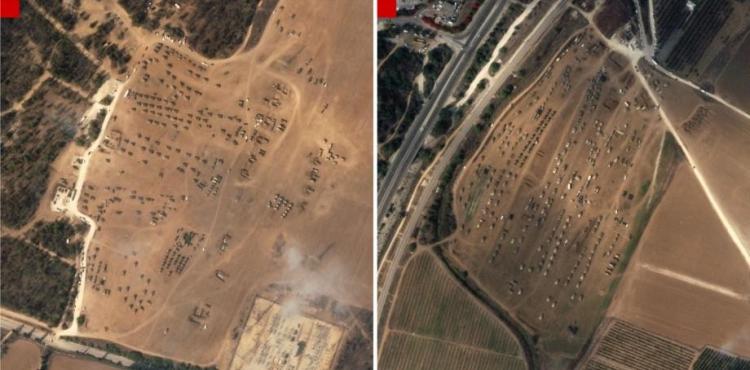 قطاع غزة من الفضاء