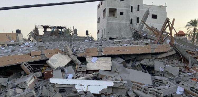 قصف اسرائيلي تسبب بـ دمار هائل في غزة.jpg