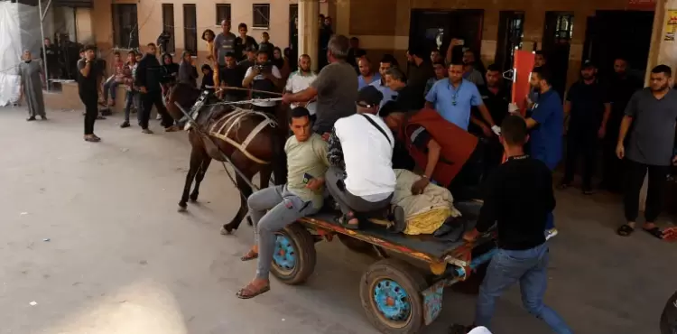 استقبال مستشفيات غزة مزيداً من الجرحى.webp