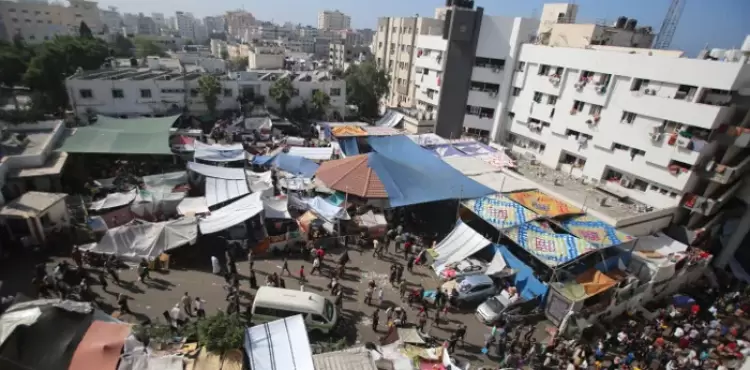 استهداف مستشفى الشفاء.webp