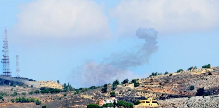 استهداف مواقع للجيش الإسرائيلي على جنوب لبنان.jpeg