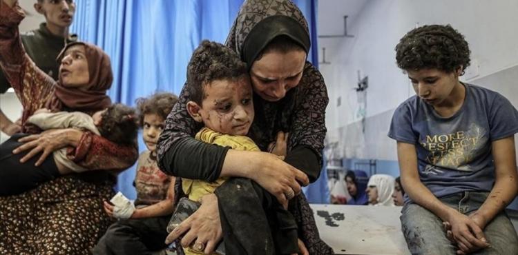 جرحى فلسطينيين في قطاع غزة.jpg