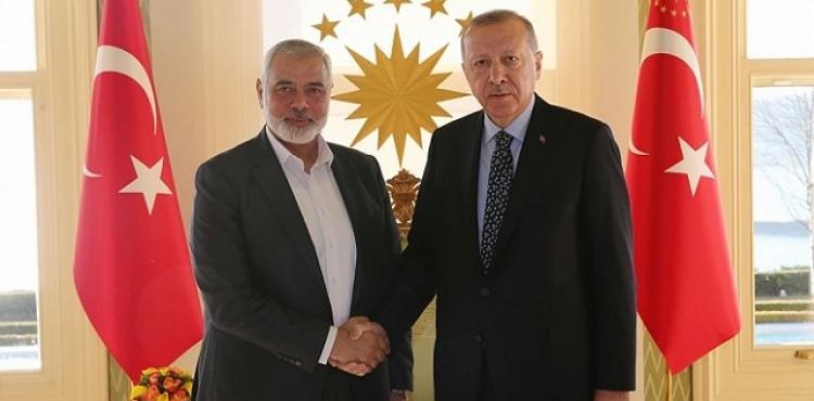إردوغان يلتقي هنية نهاية هذا الأسبوع