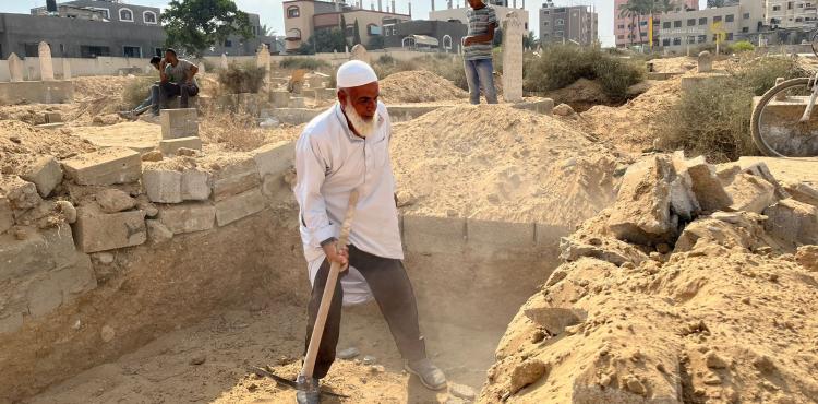 أزمة مقابر في قطاع غزة 3.jfif
