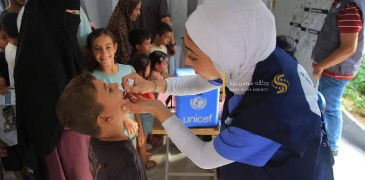 التطعيم ضد شلل الأطفال في غزة وشمال القطاع.jfif