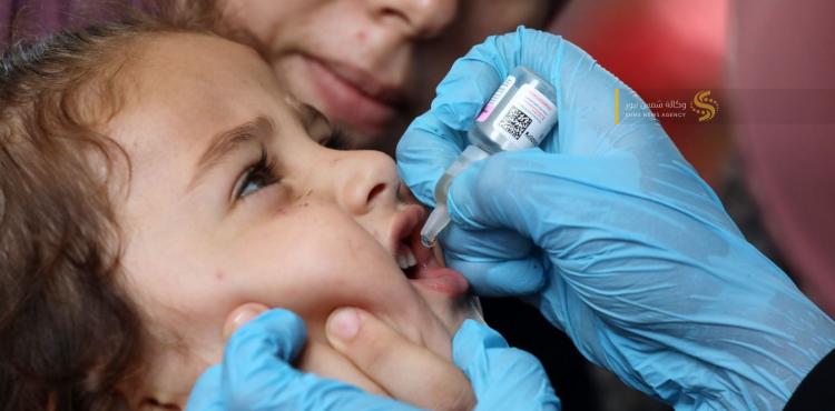 بدء التطعيم - تطعيم شلل الأطفال - لقاح شلل أطفال غزة 3.jfif