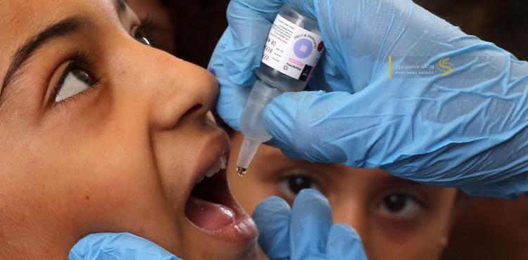 بدء التطعيم - تطعيم شلل الأطفال - لقاح شلل أطفال غزة 1.jfif