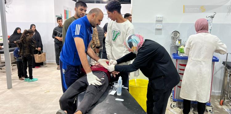 من مجزرة مدرسة المفتي بالنصيرات