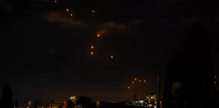 صواريخ إيرانية ياتجاه إسرائيل