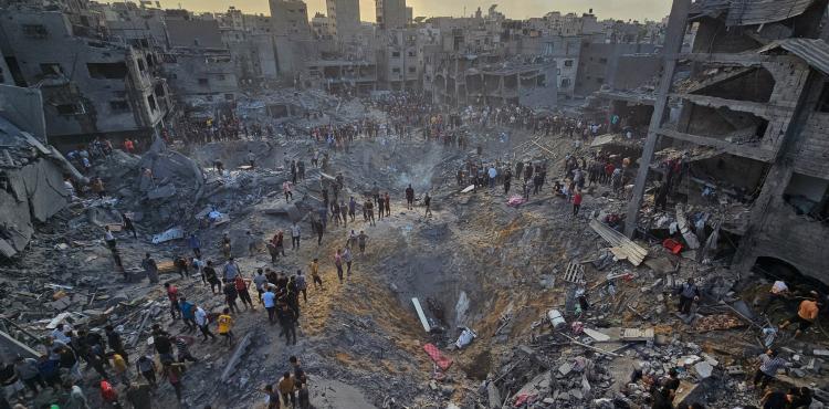 قصف إسرائيلي في جباليا.jfif