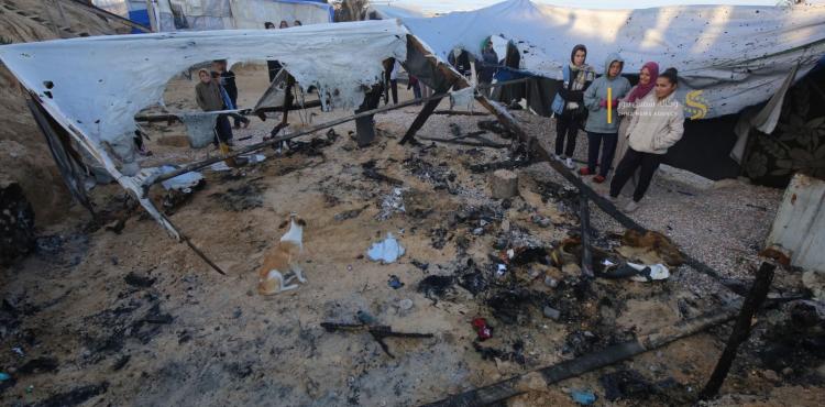 دمار واسع في خيام النازحين (11).jfif