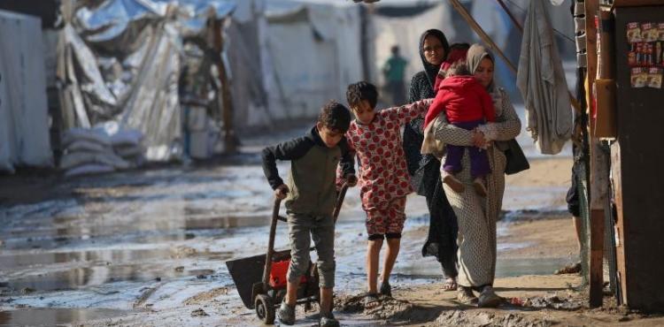 نزوح - فصل الشتاء - نازحين - خيام أمطار.jpg