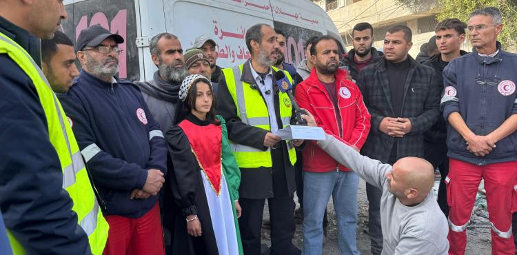 رئيس بلدية رفح أحمد الصوفي خلال المؤتمر الصحفي