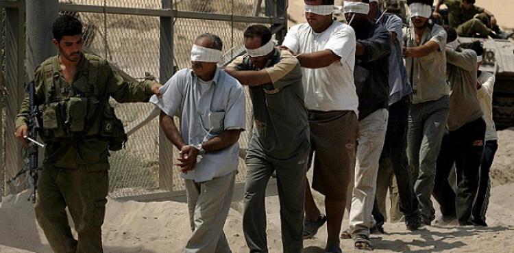 أسرى فلسطينيين اعتقلهم الاحتلال خلال الحرب على قطاع غزة