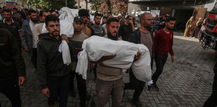 تشيع شهيد .. شهداء مجزرة مدرسة بن النصير شرق غزة