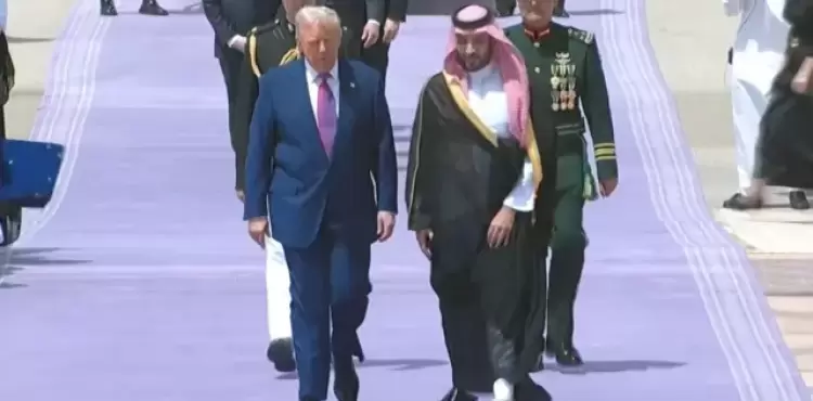 صور ترامب يصل إلى السعودية.webp