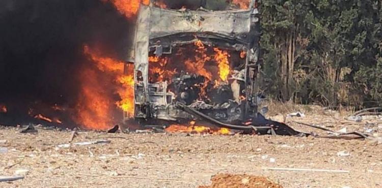 أثار الدمار للقصف الإيراني