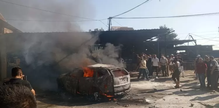 قصف سيارة مدنية - ارشيف