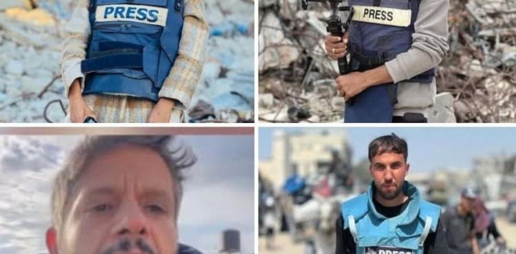 مجزرة مروعة بحق الصحفيين في خانيونس