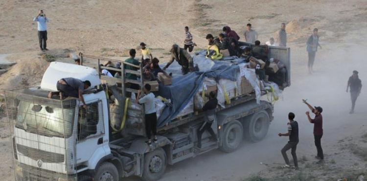 سرقة شاحنات المساعدات في غزة - سرقة مساعدات.jpeg