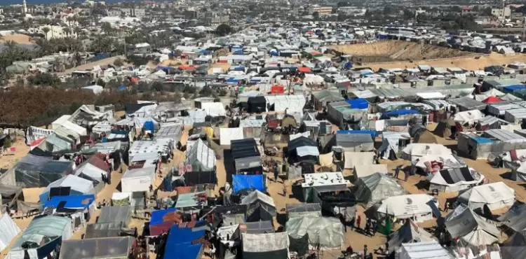 خيام النازحين في غزة