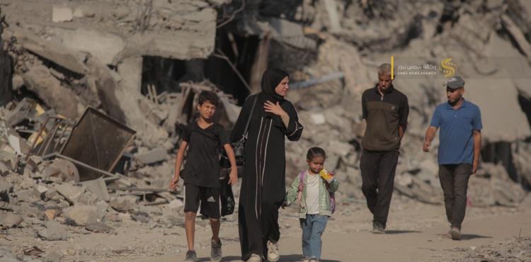 دمار هائل في غزة - عودة النازحين لمنازلهم شمال غزة