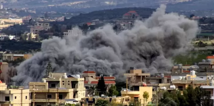 قصف الاحتلال على جنوب لبنان.webp