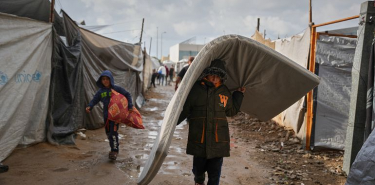 الأمطار في غزة