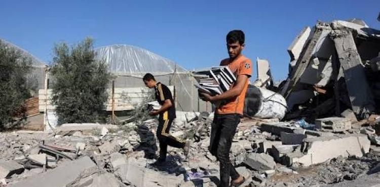 توجيهي غزة من بين الركام