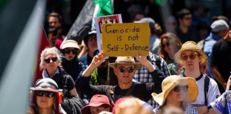 خلال المظاهرة في استراليا دعماً لغزة.jpg